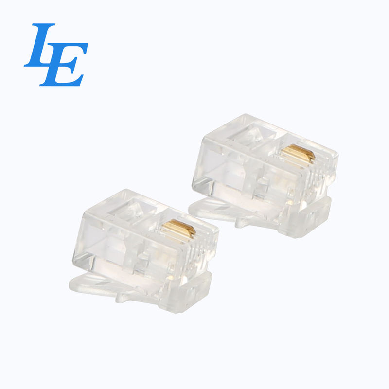 LE-G006 Network Modular Plug Rated Voltage 30V With Holes At The End
