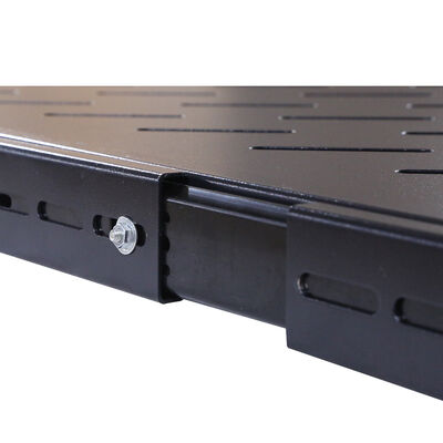 RAL9004 Black 465mm Wide Heavy Duty Sliding Shelf for 19 Inch Server Rack