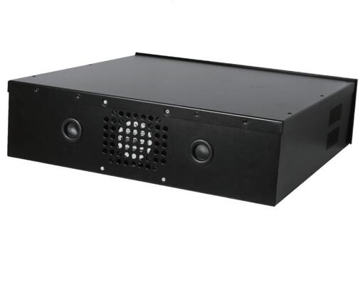 Heavy Duty Steel DVR NVR Lock Box Wall Mount Security Enclosure for CCTV | Surveillance Systems, Ventilated Design with Built-in Cable18" X 18" X 5" DVR/PC Security Lock Box Assembling Bracket