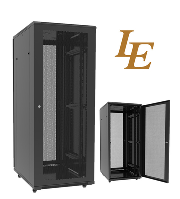 Op maat gemaakte SPCC Server Rack Netwerkkas met geventileerde deur 19 inch 12U
