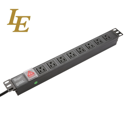 19 inch USA horizontale verticale installatie125V 50/60Hz 15A distributie-eenheid voor netwerkserver racks