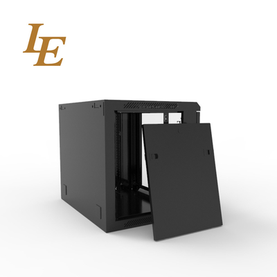 LE 4U 6U SPCC Zwart enkelgedeelte Wandgebouwde Serveraanhanger Geassembleerd Verpakken