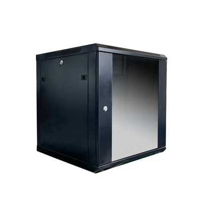 12U 19' computer muur montage rack vergrendeling apparatuur kast
