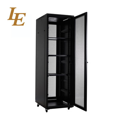 LE 42U 19 inch Server Rack Netwerkkasten Data Center Rack SPCC Koudgewalste stalen gehard glasdeur IEC297-2 IP20