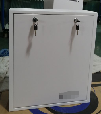 Robuuste Stalen DVR NVR Lock Box Wandmontage Beveiligingsbehuizing voor CCTV | Bewakingssystemen, Geventileerd Ontwerp met Ingebouwde Kabel 18