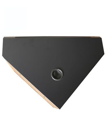 Wandmontage serverrek op maat 19 inch 18U enkele sectie SPCC koudgewalst staal L-vormig 600 mm gehard glazen deur ventilatorvoorraad