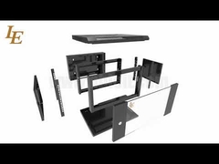 WD2-19 Inch 4U - 27U Muurbevestigingsrekbehuizing / Muurbevestigings serverkast