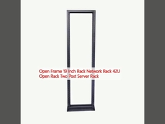 Open Frame 19 inch Rack Netwerk Rack 42U Open Rack Twee Post Server Rack